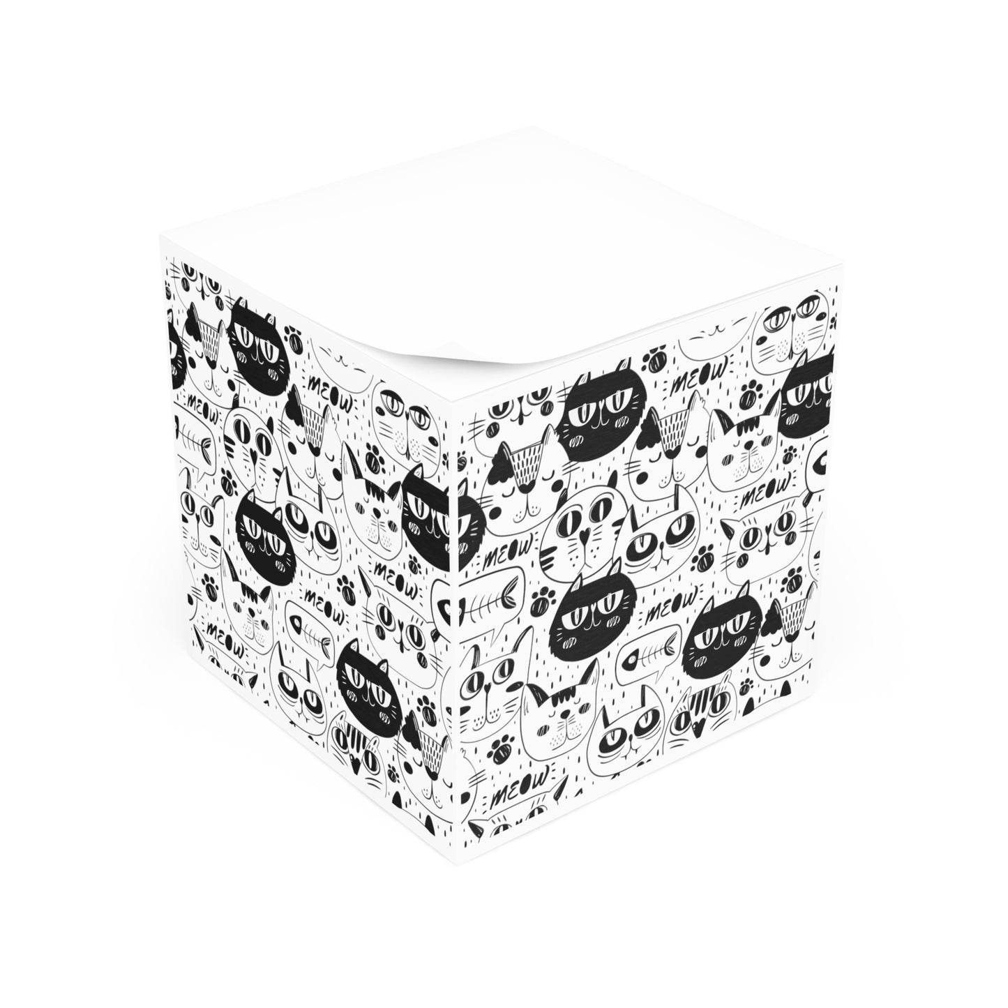 POST IT! BLACK AND WHITE KITTIES