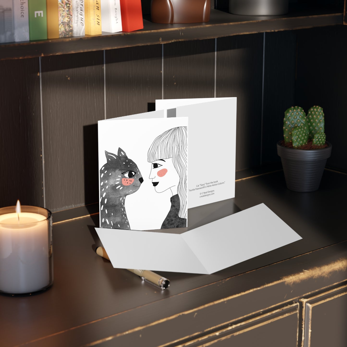 Sipsy Note Cards (8, 16, and 24 pcs)