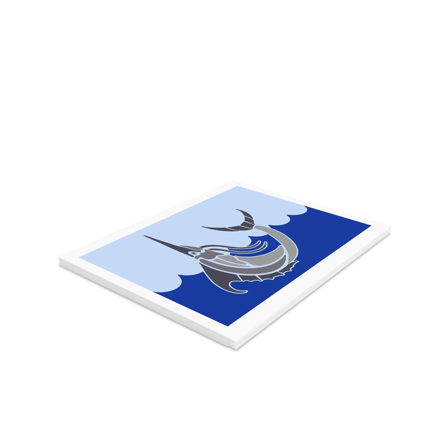 BLUE MARLIN Greeting Cards