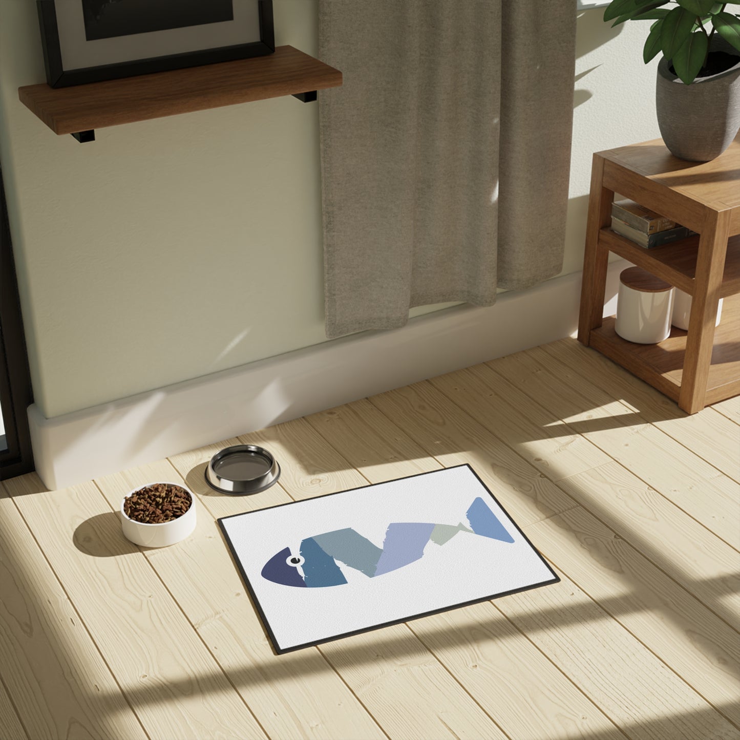 PET FEEDING MAT - Abstract Fish (18" x 24")
