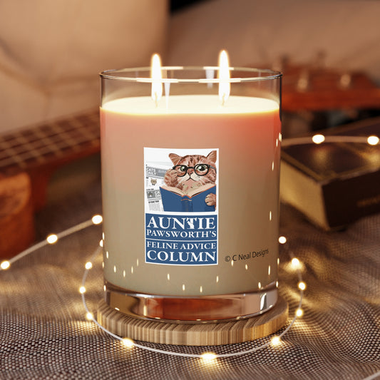 AUNTIE PAWSWORTH Scented Candle - Full Glass, 11oz