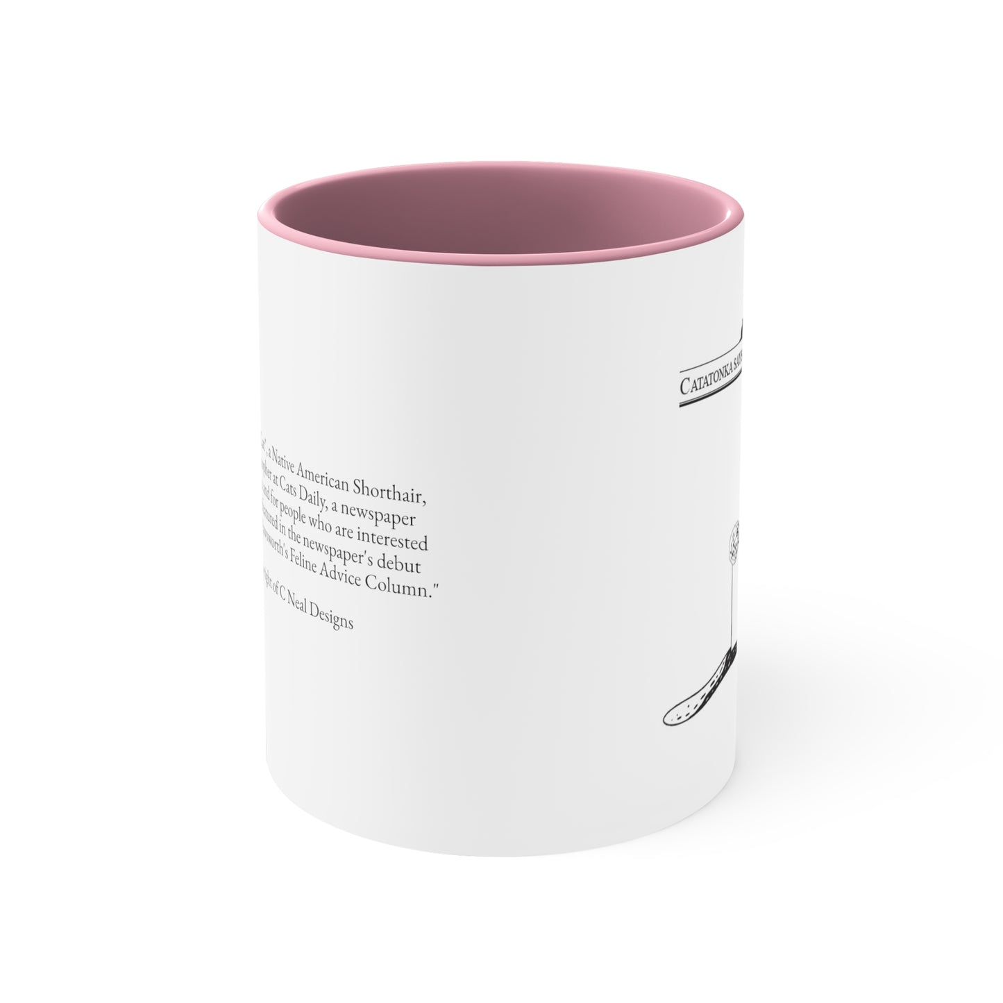 Catatonka Mush Mug, 11oz Pink