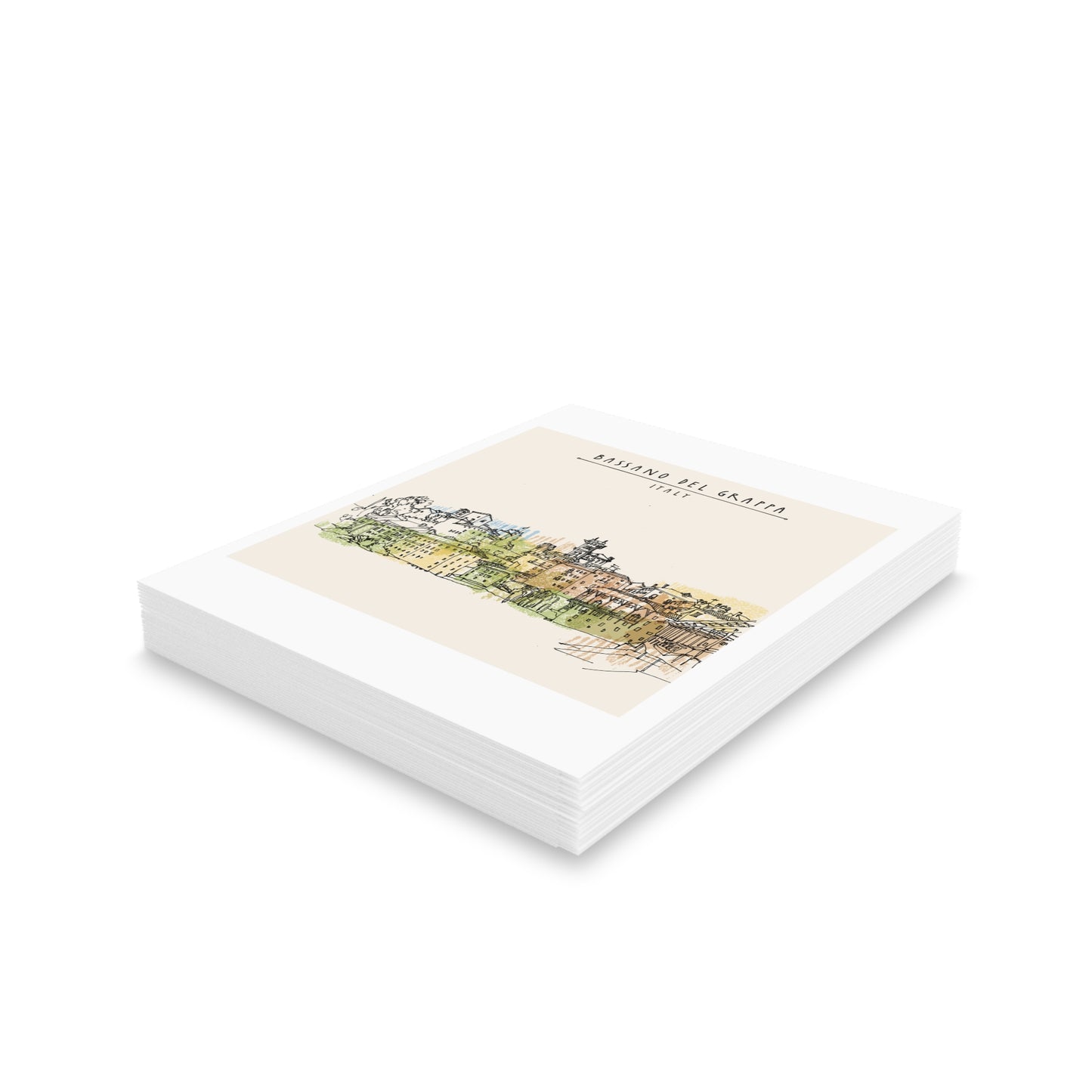 BASSANO DEL GRAPPA Greeting Cards (8, 16, and 24 pcs)