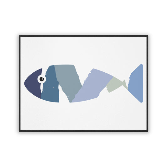 PET FEEDING MAT - Abstract Fish (18" x 24")