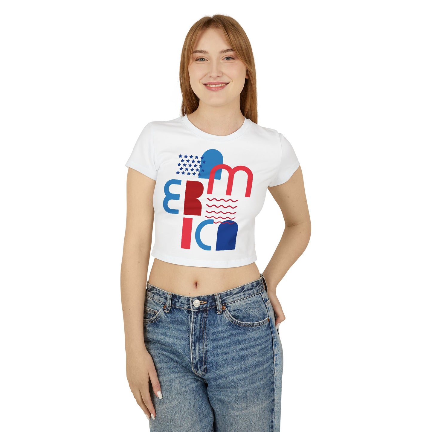 Tee - Women's Baby "America" Tee