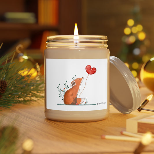 LITTLE FOX AND HEART Scented Candles, 9oz