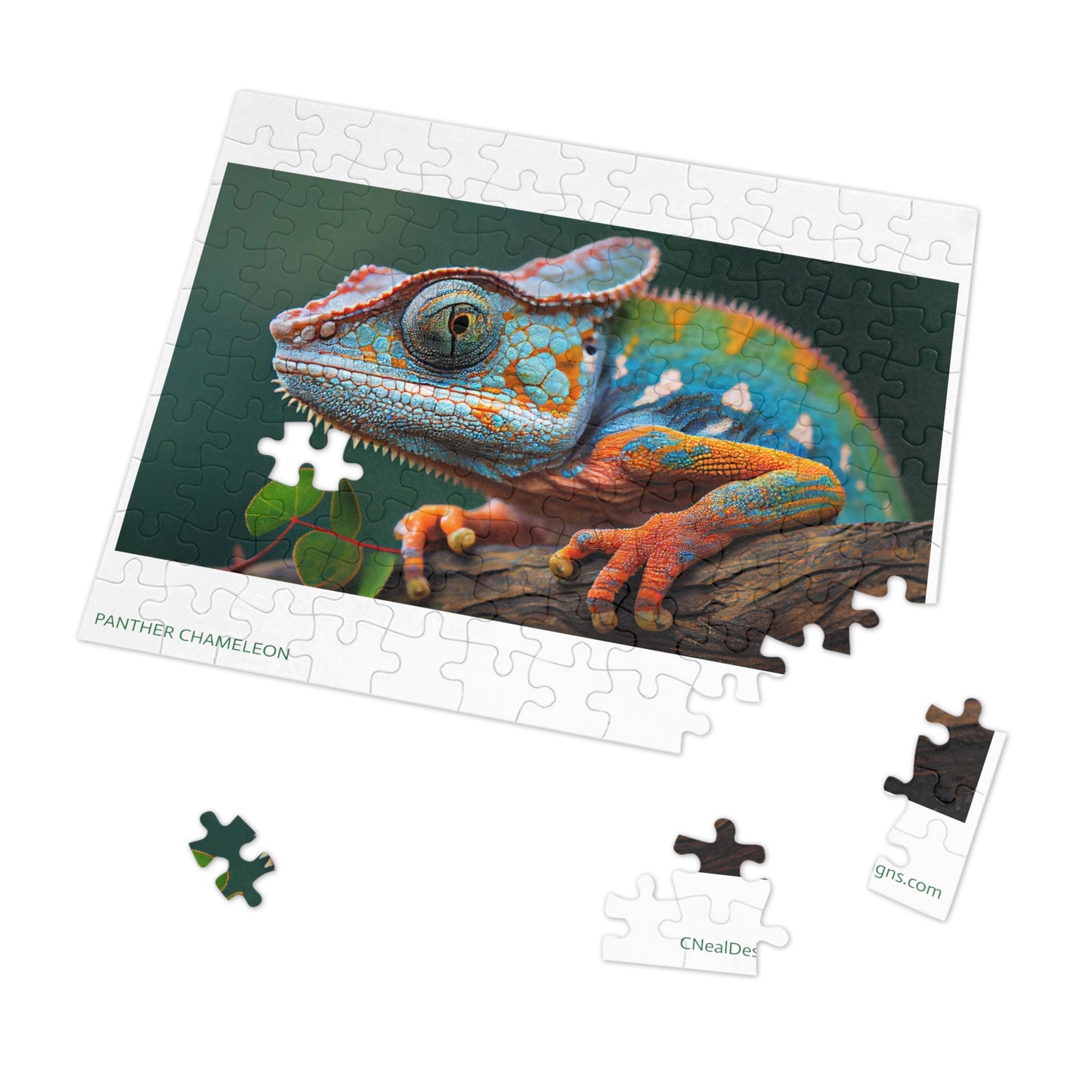 PANTHER CHAMELEON Jigsaw Puzzle (30, 110, 252, 500,1000-Piece)