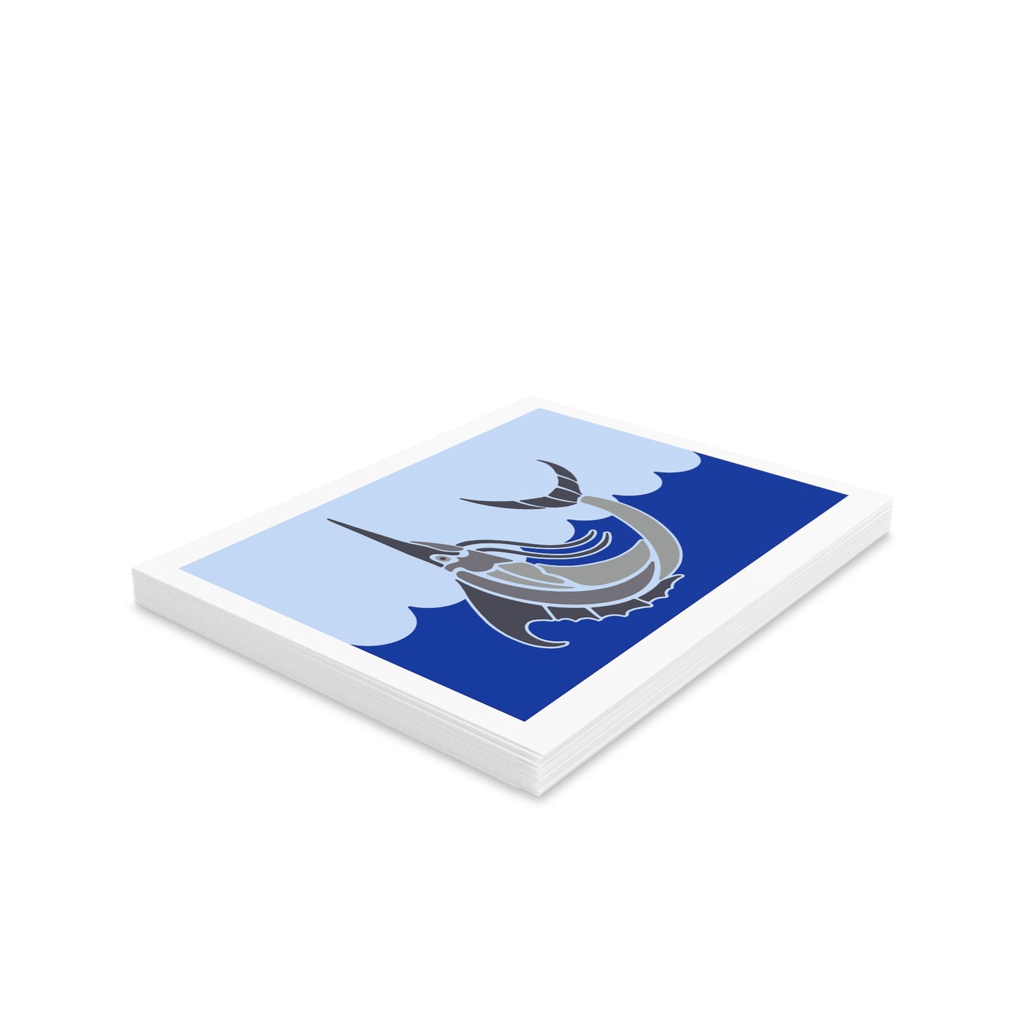 BLUE MARLIN Greeting Cards