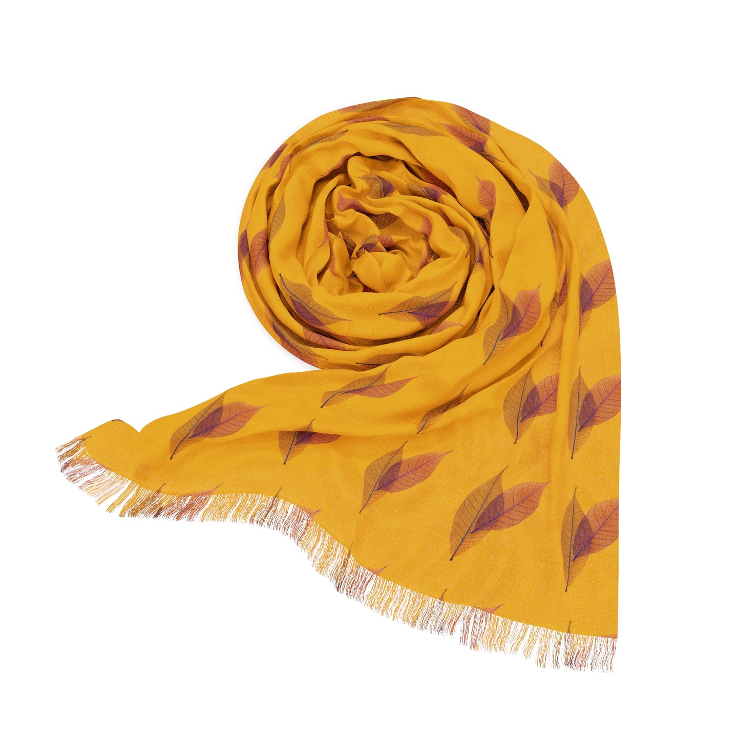 FALL IS IN THE AIR - Skeleton Leaves Scarf II