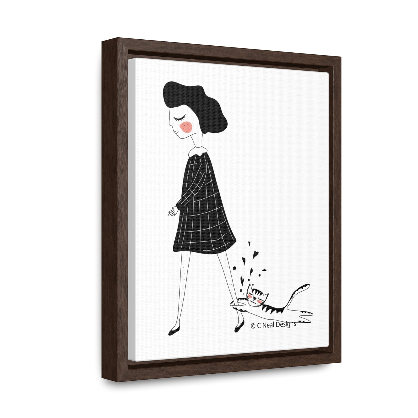 BoBo Gallery Canvas Wraps, Vertical Frame