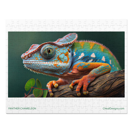 PANTHER CHAMELEON Jigsaw Puzzle (30, 110, 252, 500,1000-Piece)