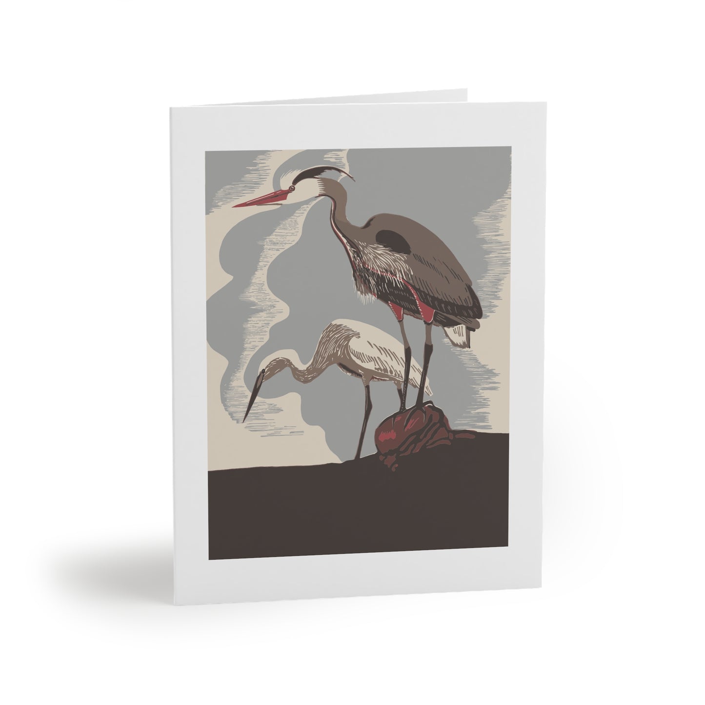 DREAMY HERONS Greeting Cards (8, 16, and 24 pcs)