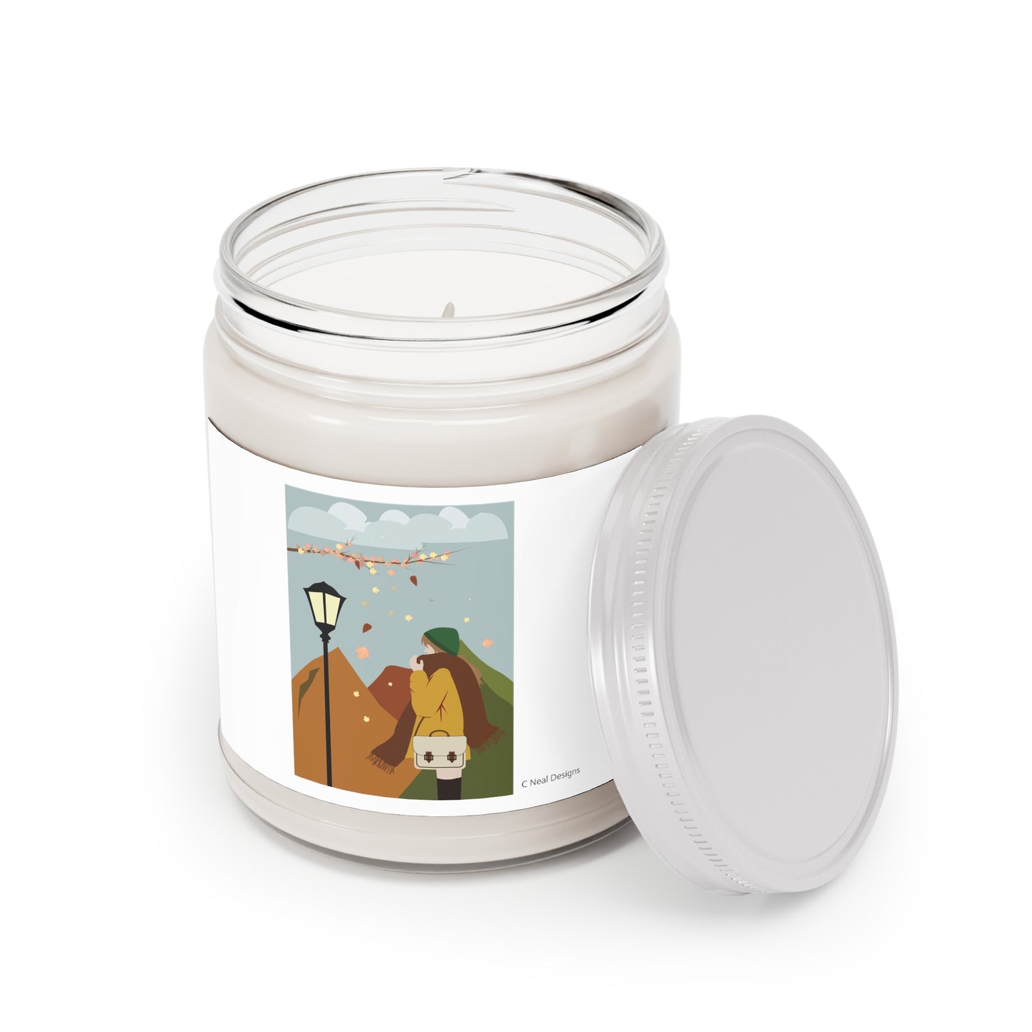 FALL IS IN THE AIR - Falling Leaves Scented Candles, 9oz