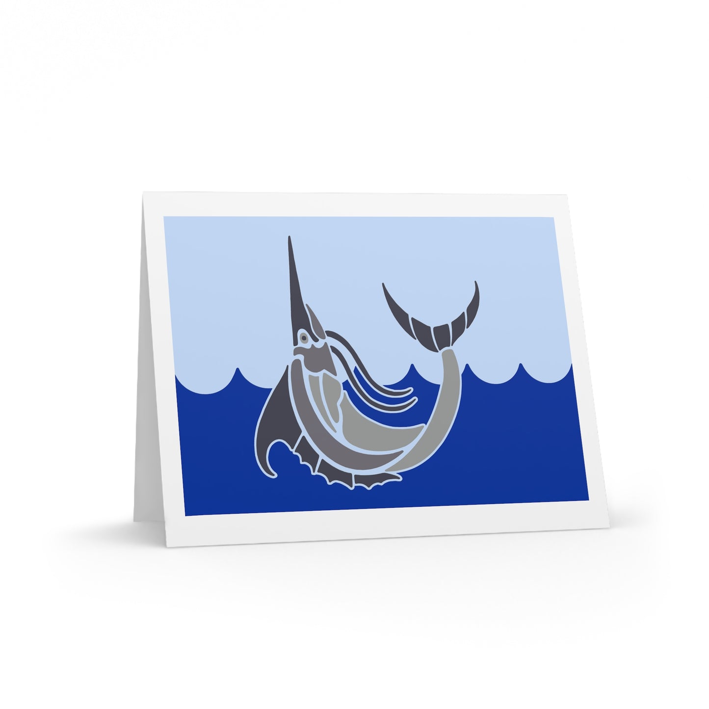 BLUE MARLIN Greeting Cards