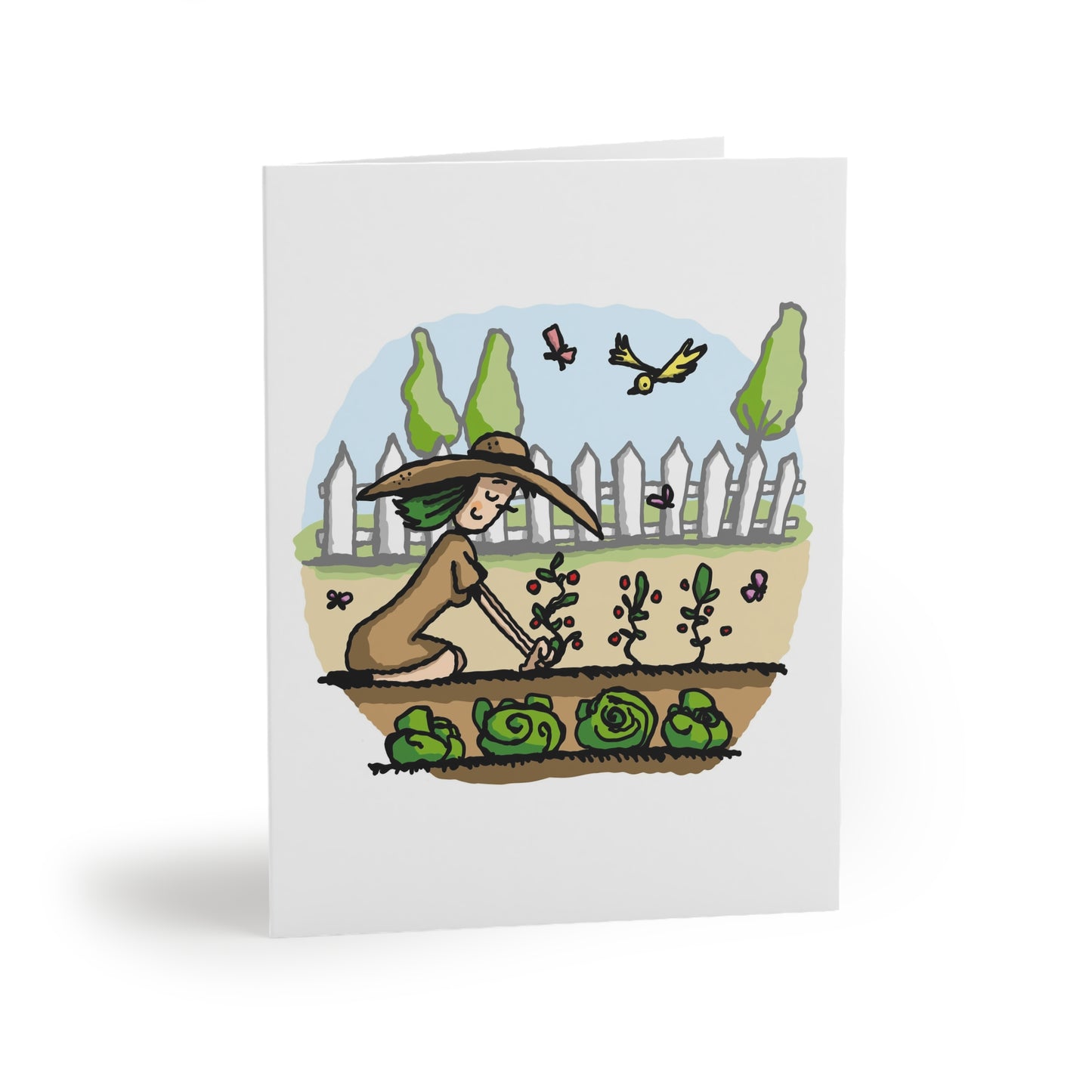 HAPPY GARDEN Greeting Cards (8, 16, and 24 pcs)