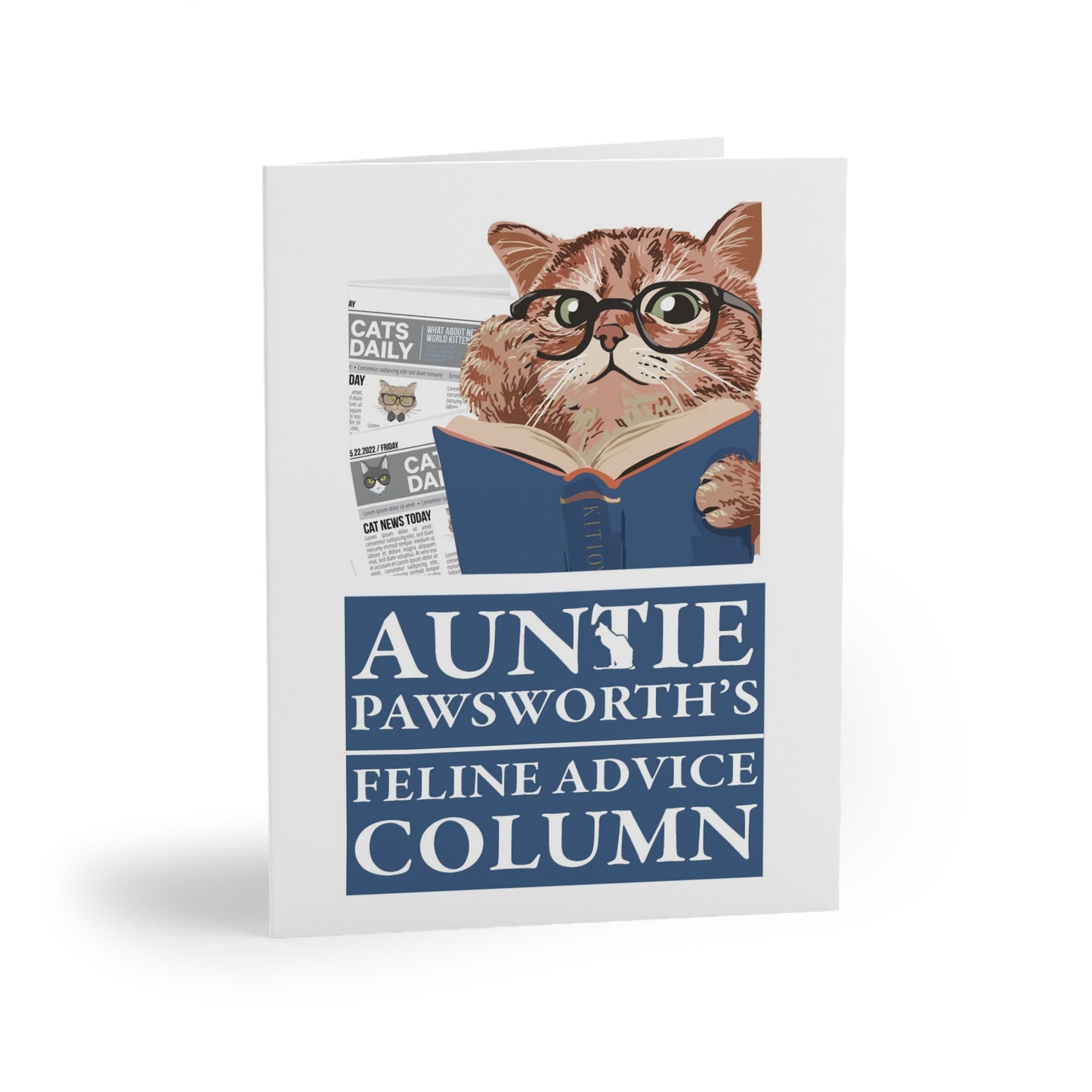 AUNTIE PAWSWORTH Greeting Cards (8, 16, and 24 pcs)