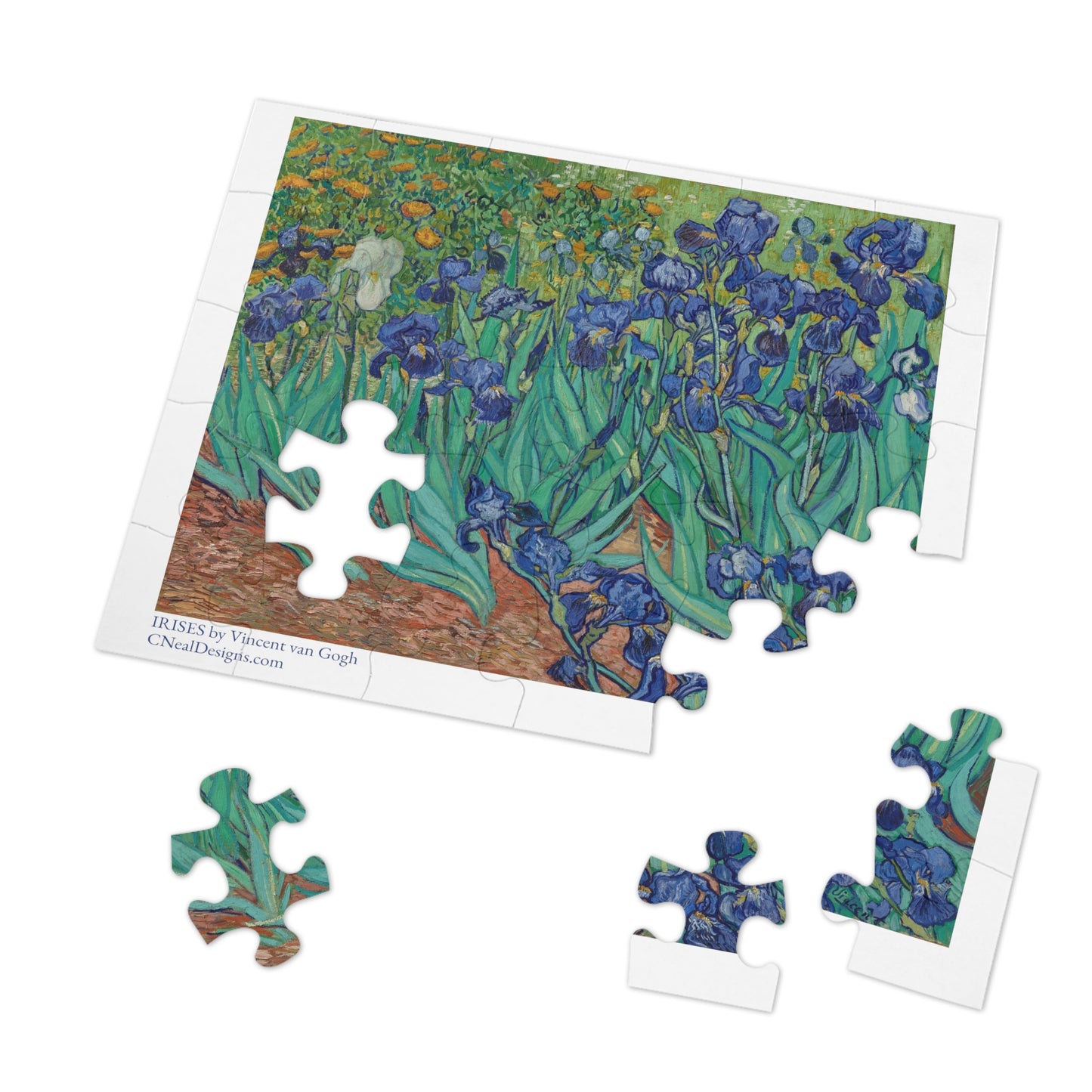 IRISES Vincent van Gogh Jigsaw Puzzle (30, 110, 252, 500,1000-Piece)