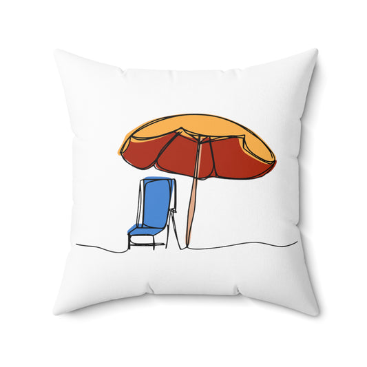 COASTAL CUSHIONS: MY SPOT Square Accent Pillow