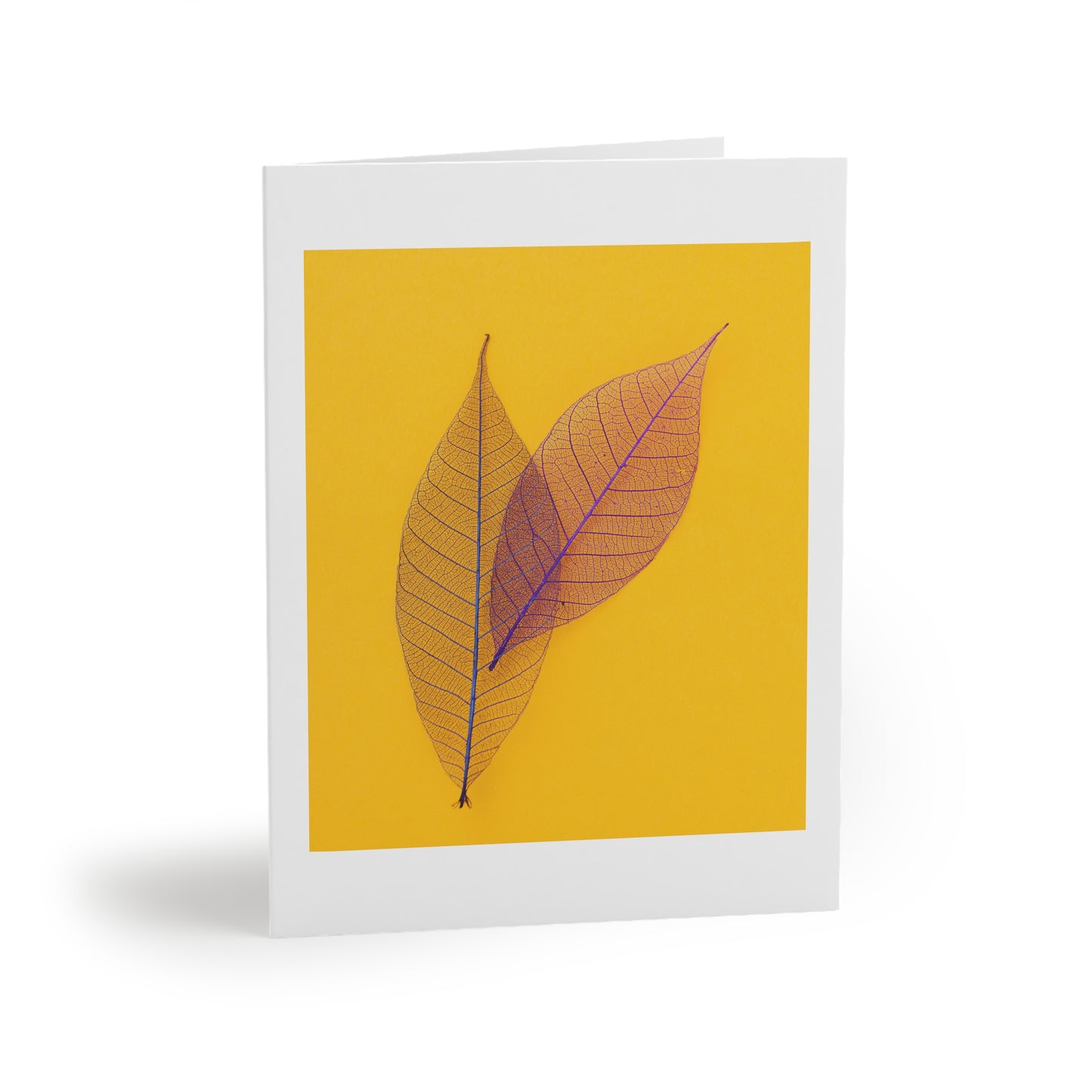 FALL IS IN THE AIR - Skeleton Leaves Greeting Cards