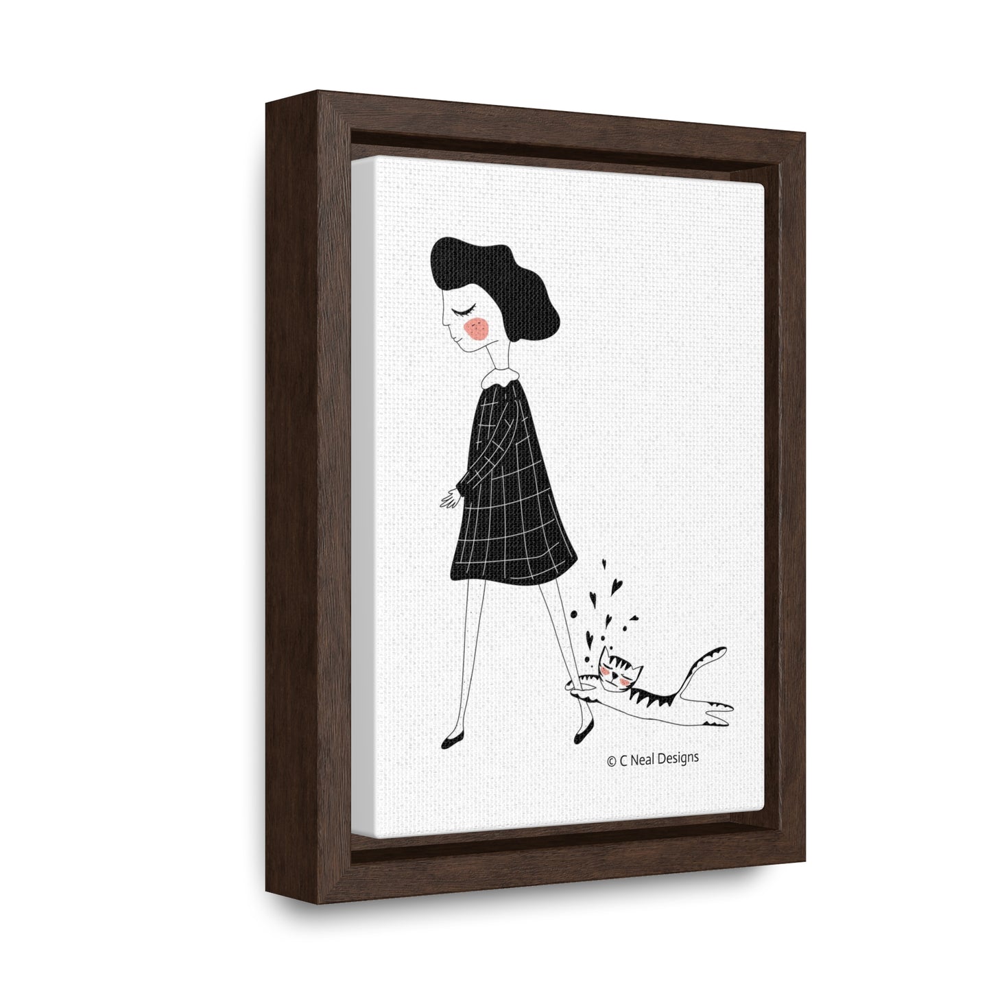 BoBo Gallery Canvas Wraps, Vertical Frame