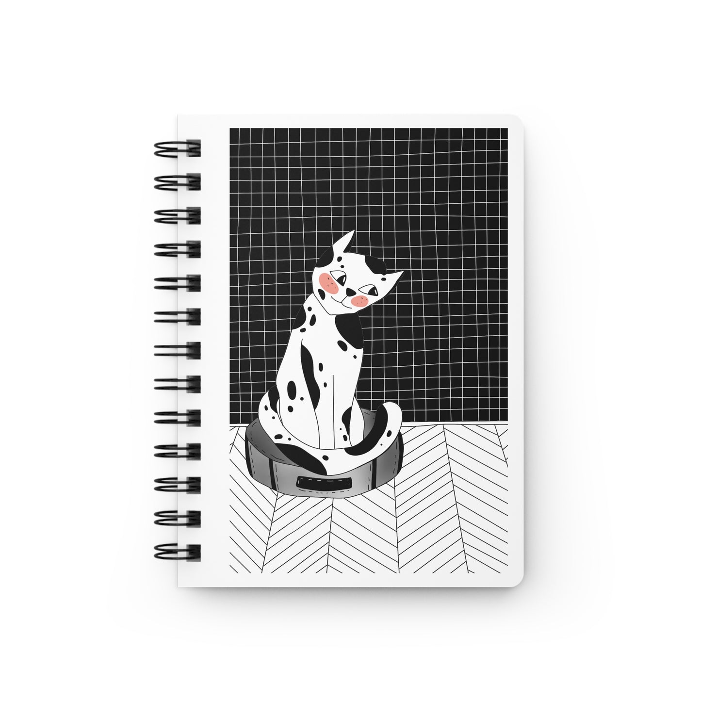 Patti Cat Spiral- Bound Journal