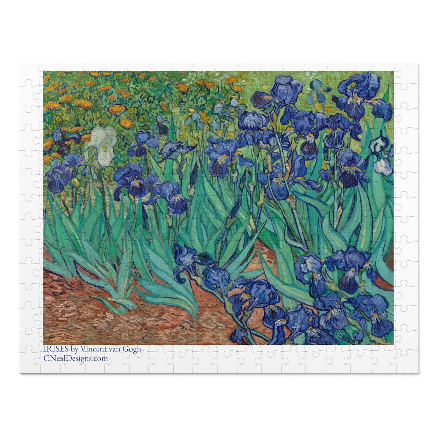 IRISES Vincent van Gogh Jigsaw Puzzle (30, 110, 252, 500,1000-Piece)