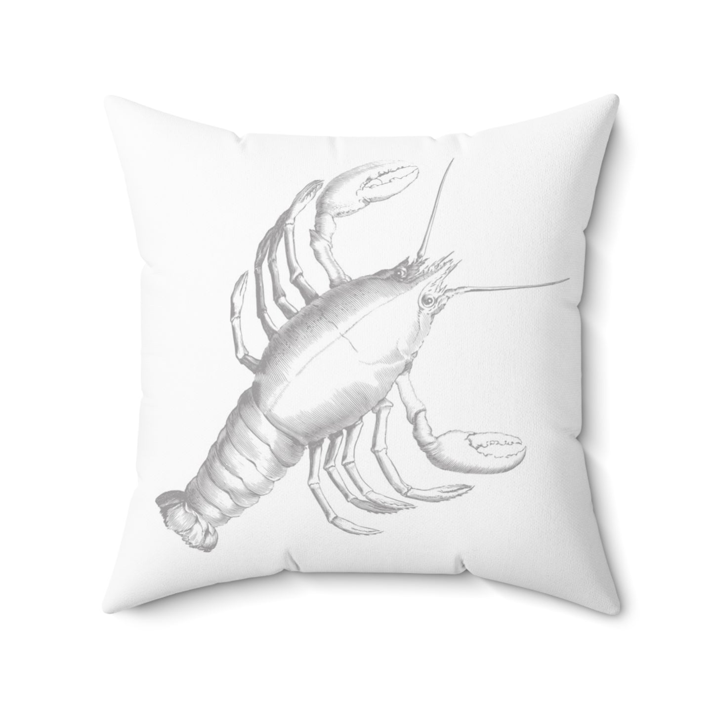 COASTAL CUSHIONS: THE LOBSTER QUADRILLE Accent Pillow with Poem