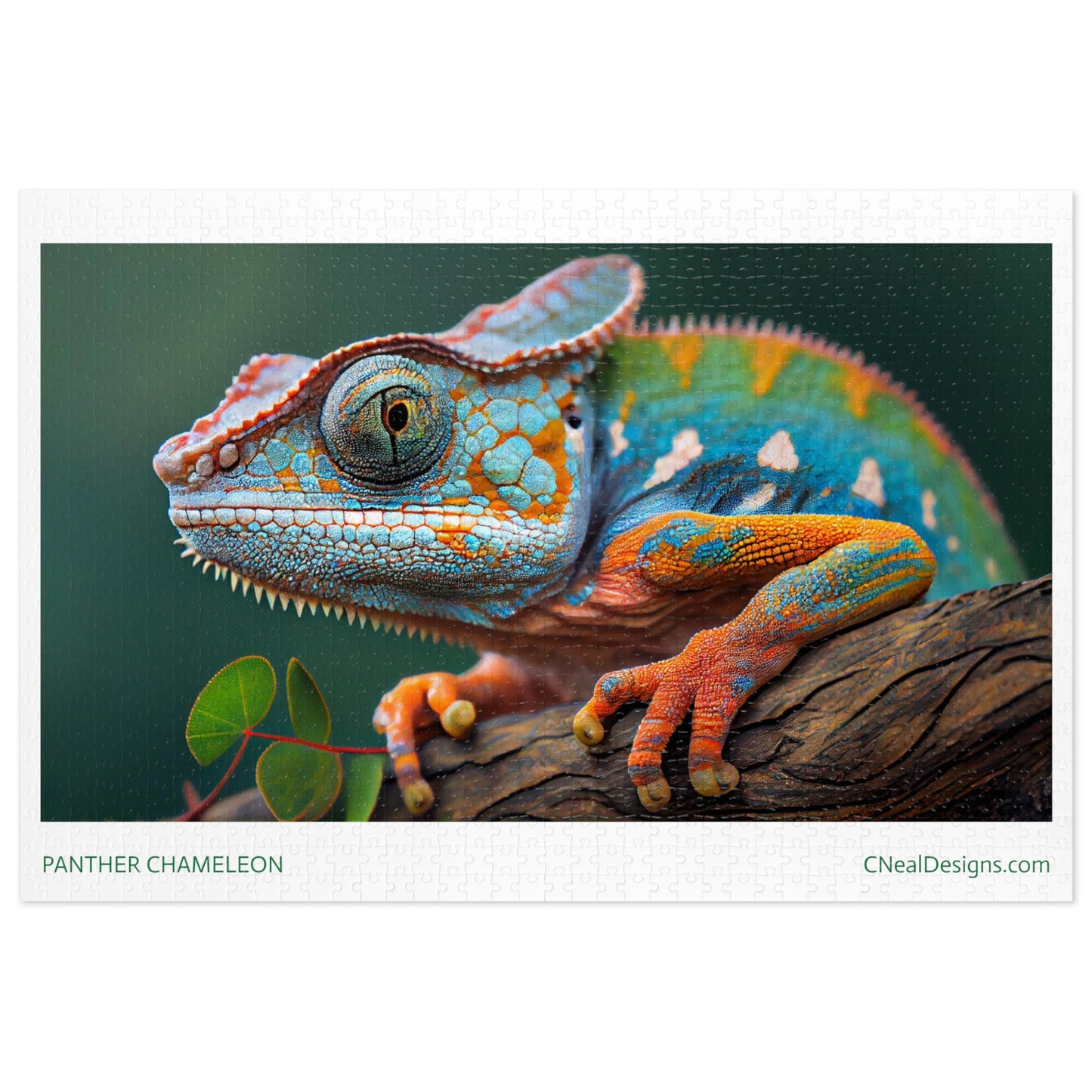 PANTHER CHAMELEON Jigsaw Puzzle (30, 110, 252, 500,1000-Piece)