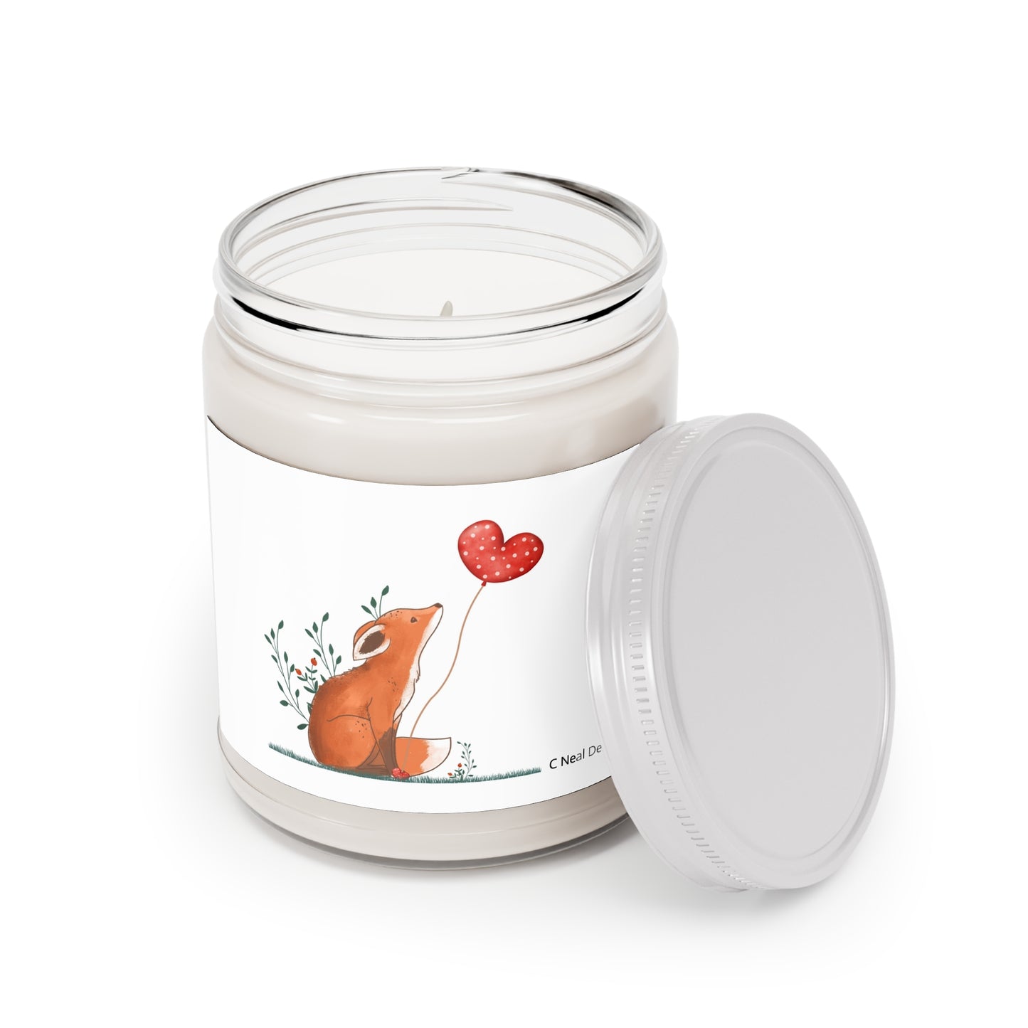 LITTLE FOX AND HEART Scented Candles, 9oz