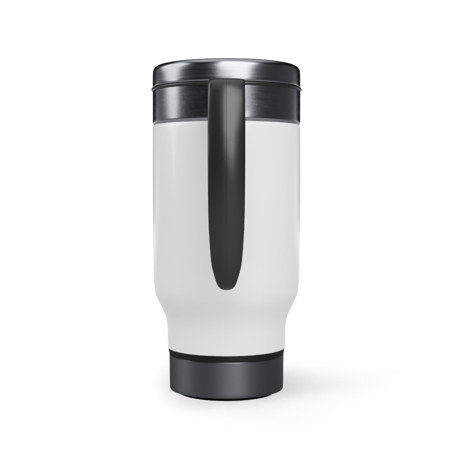 Jeffie Tom Cat Stainless Steel Travel Mug with Handle, 14oz