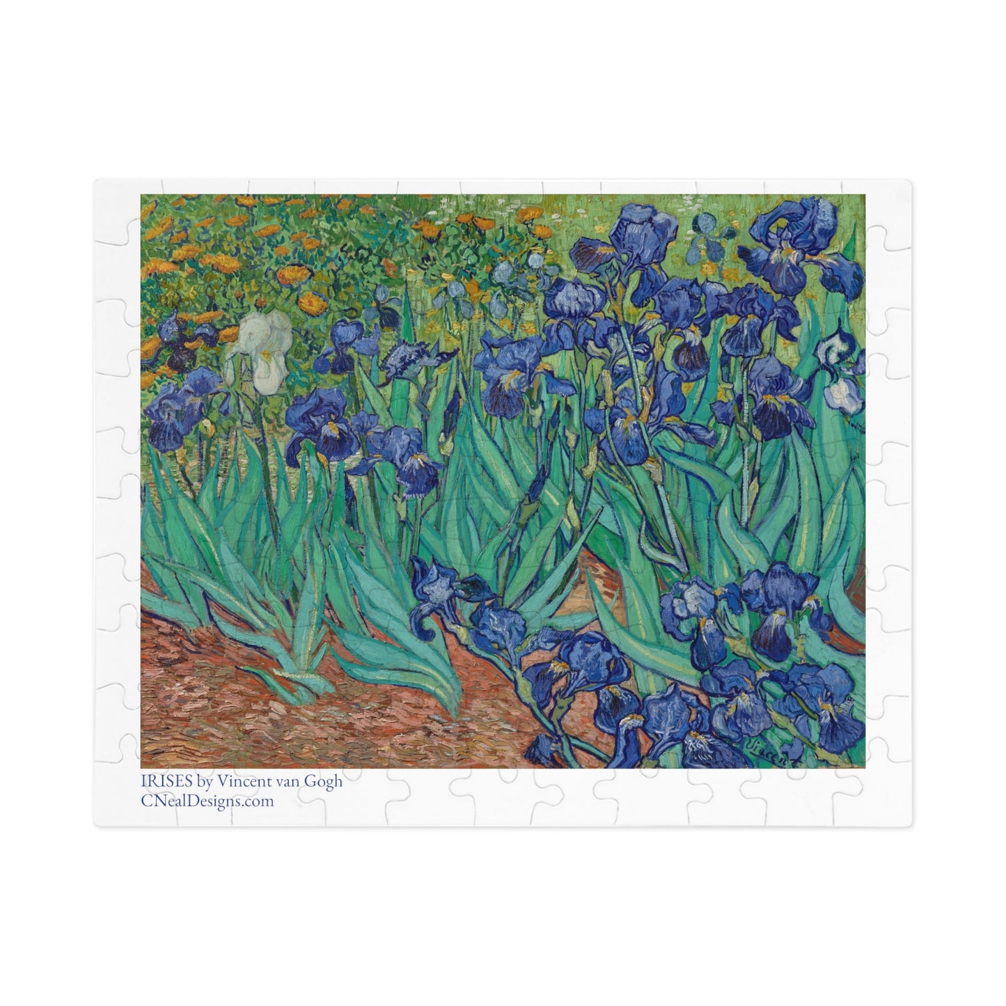 IRISES Vincent van Gogh Jigsaw Puzzle (30, 110, 252, 500,1000-Piece)