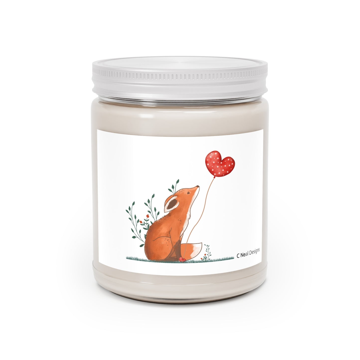 LITTLE FOX AND HEART Scented Candles, 9oz