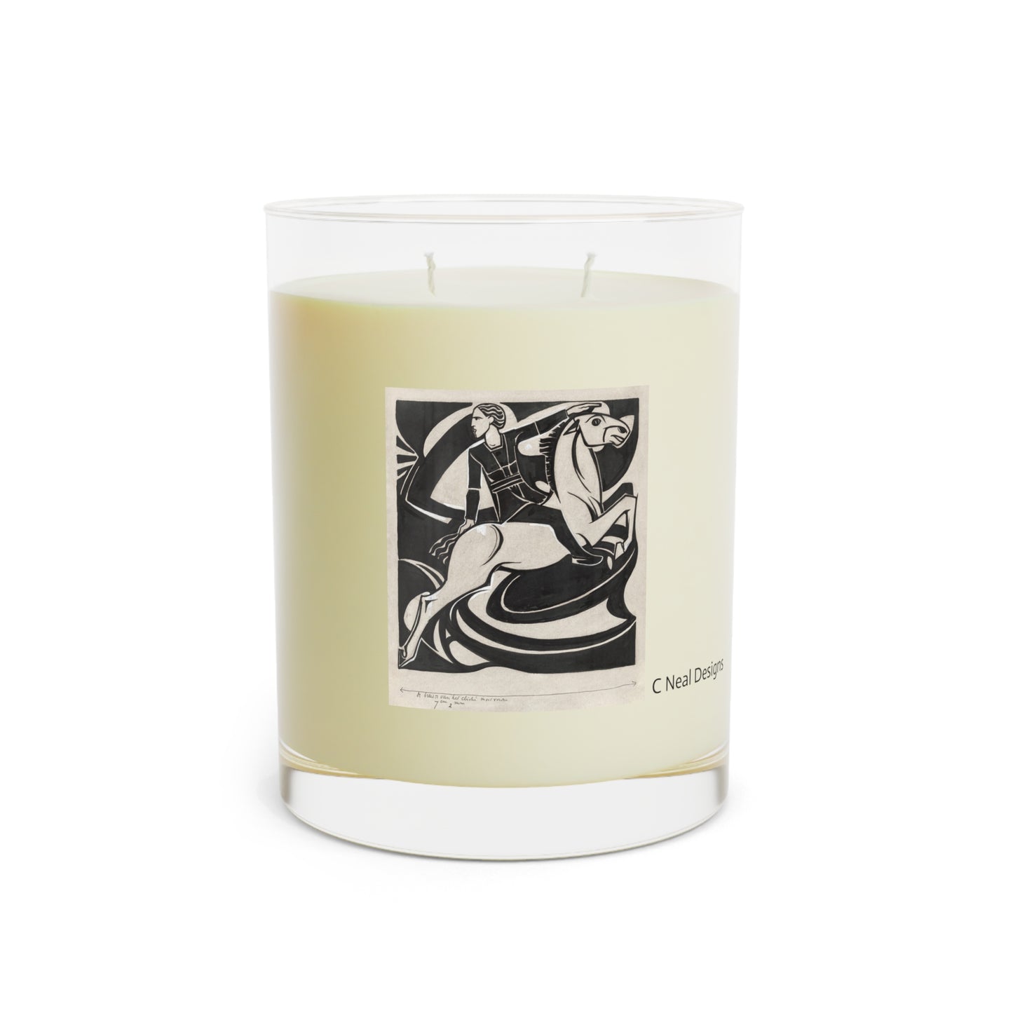 MAN ON HORSEBACK Scented Candle - Full Glass, 11oz