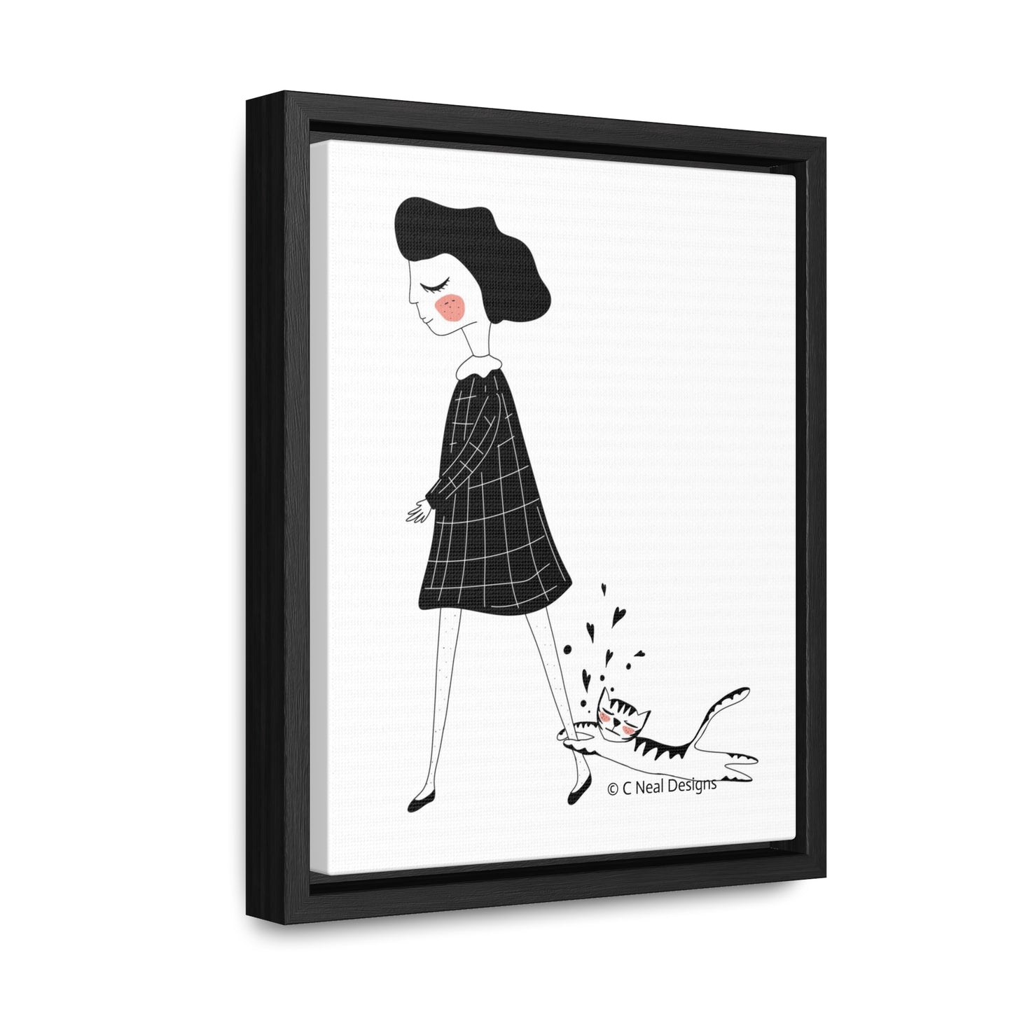 BoBo Gallery Canvas Wraps, Vertical Frame