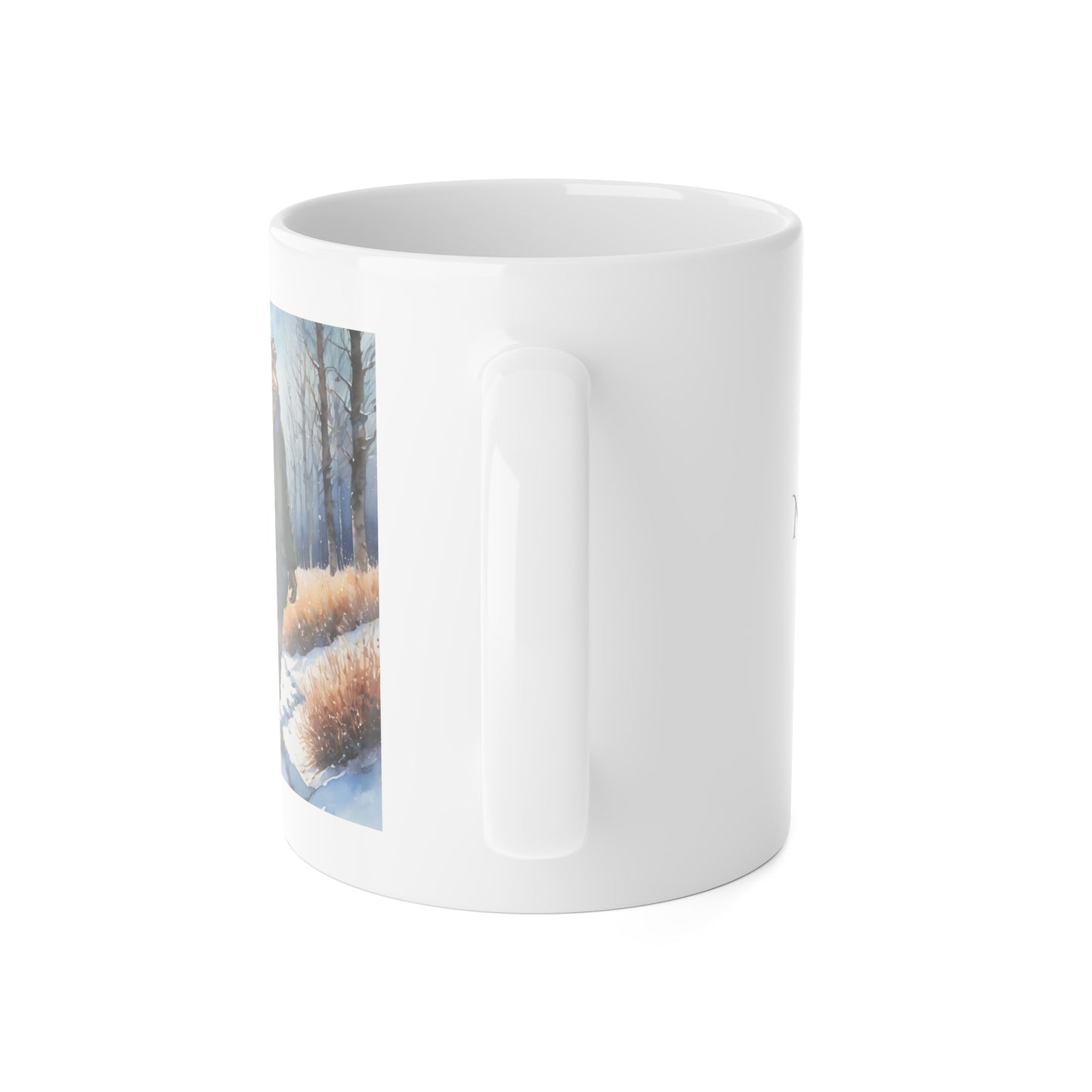 MR. TOAD TAKES A BRISK WALK White Ceramic Mug, 11oz