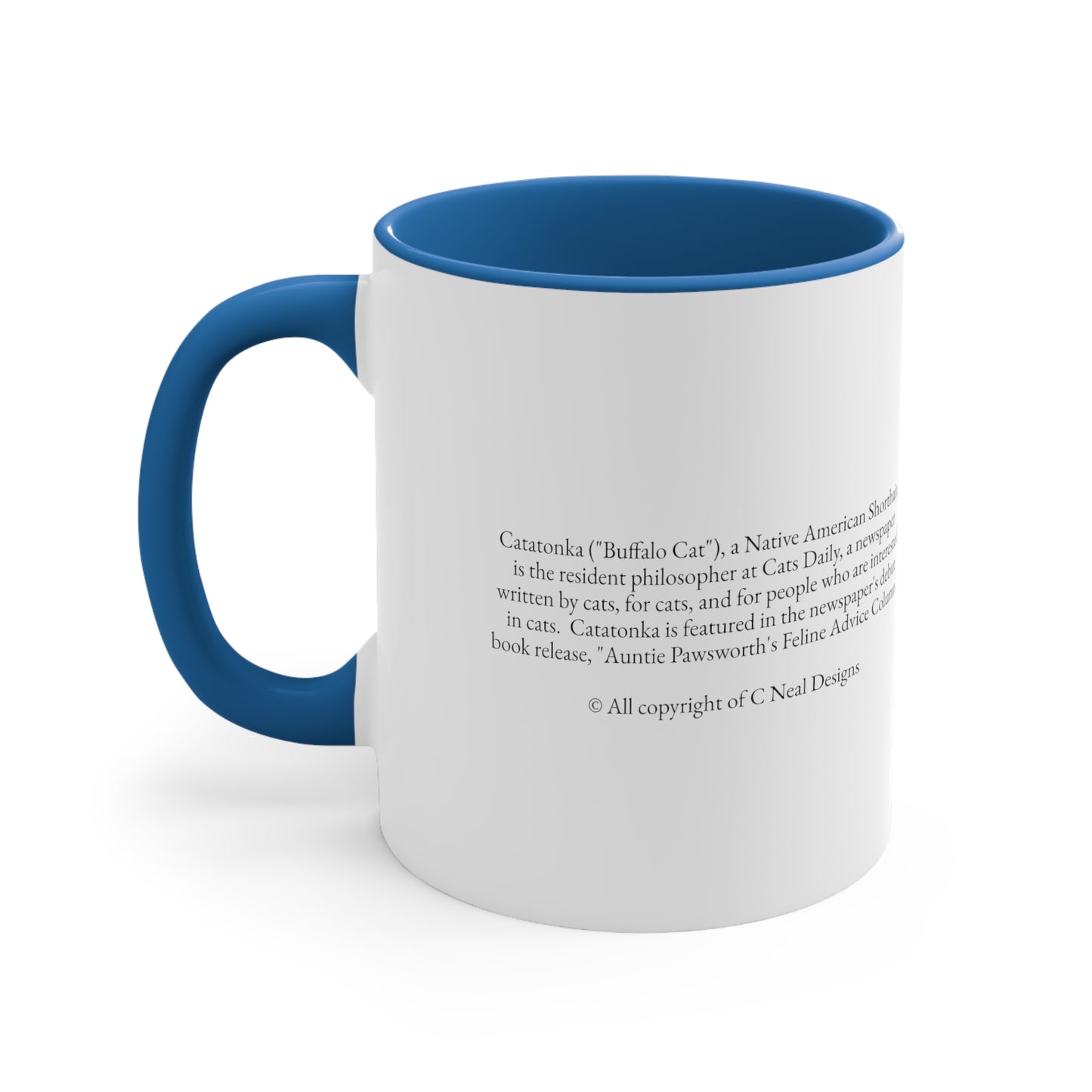 Catatonka Brain Mug, Blue 11oz