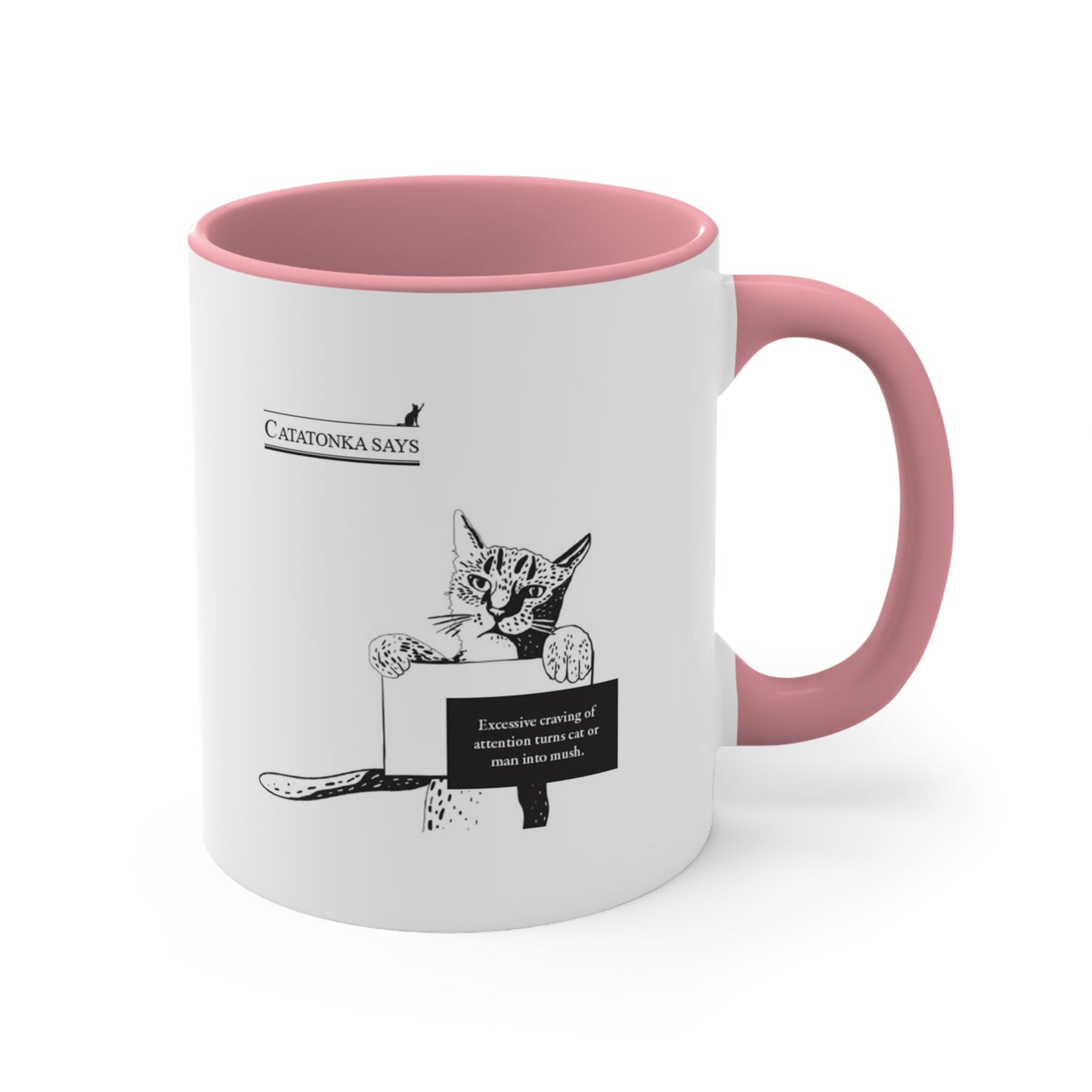 Catatonka Mush Mug, 11oz Pink