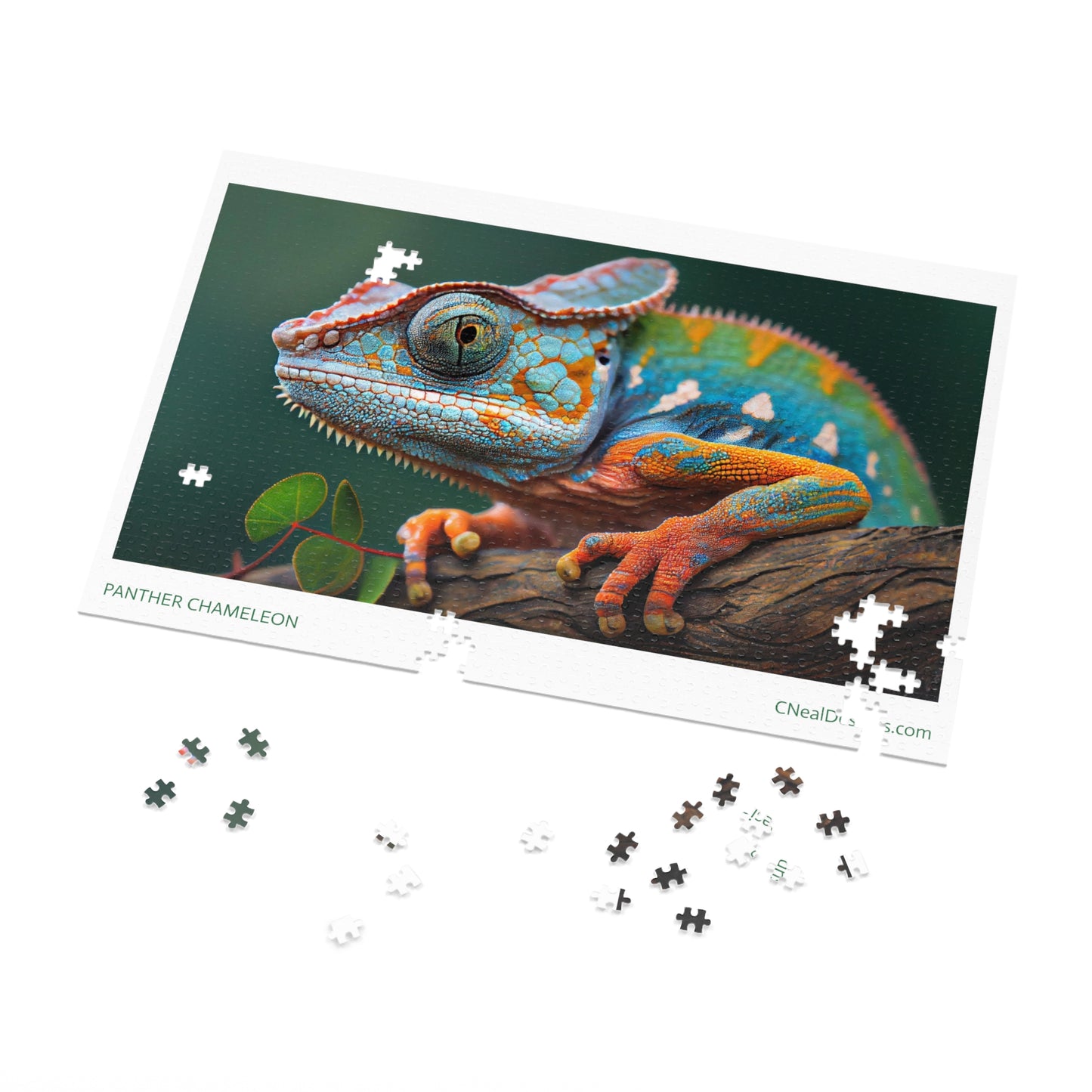 PANTHER CHAMELEON Jigsaw Puzzle (30, 110, 252, 500,1000-Piece)