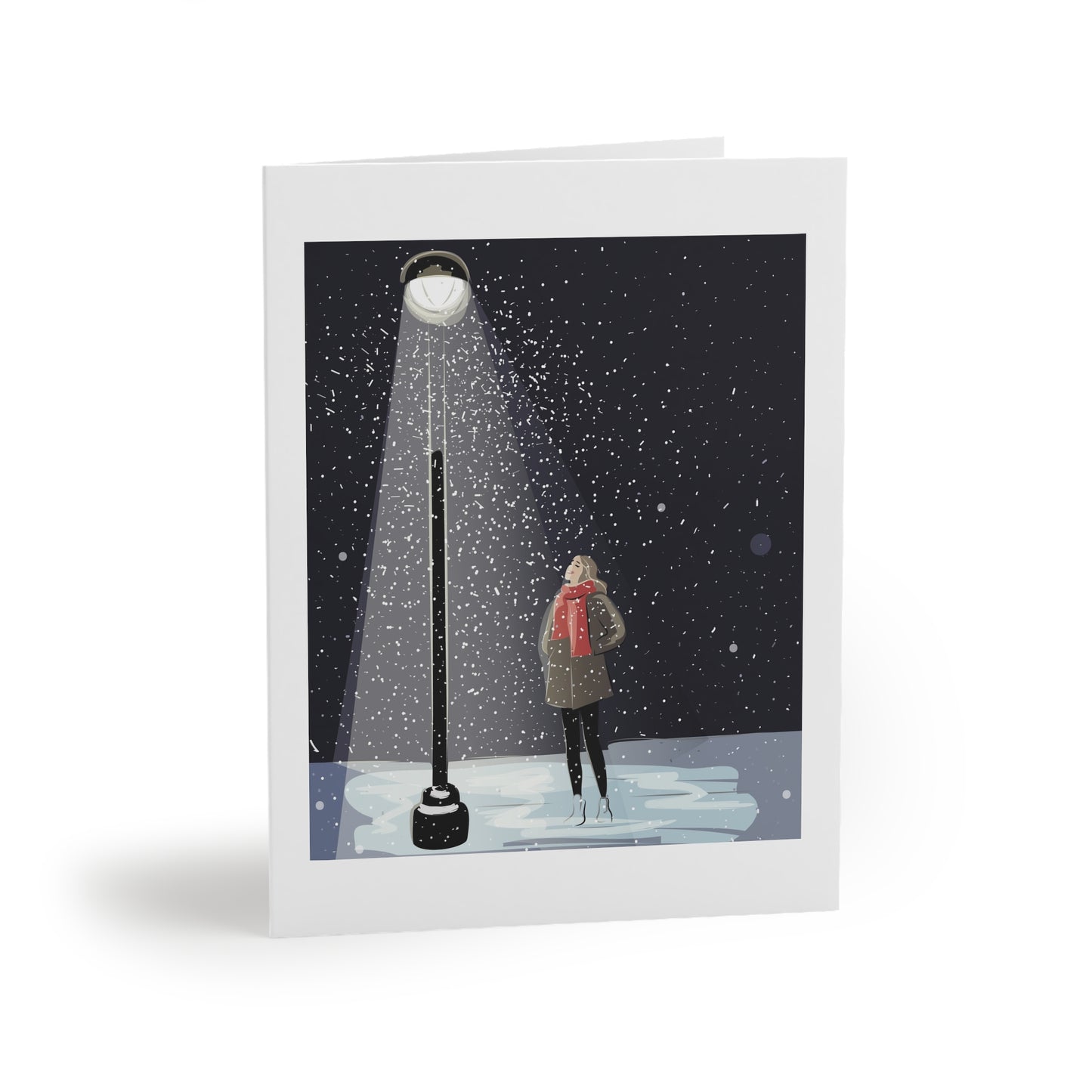 FIRST SNOWFALL Greeting Cards