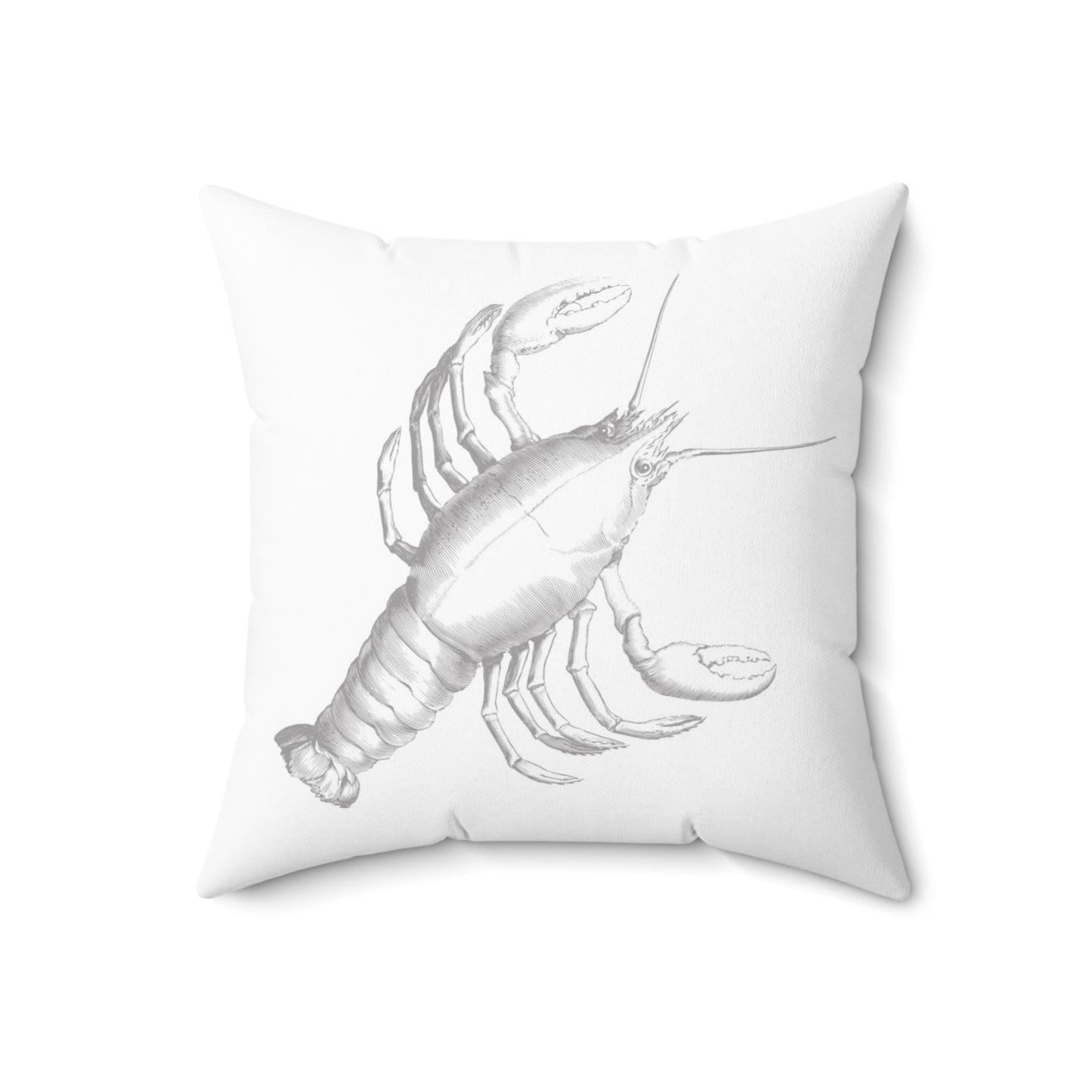 COASTAL CUSHIONS: THE LOBSTER QUADRILLE Accent Pillow with Poem