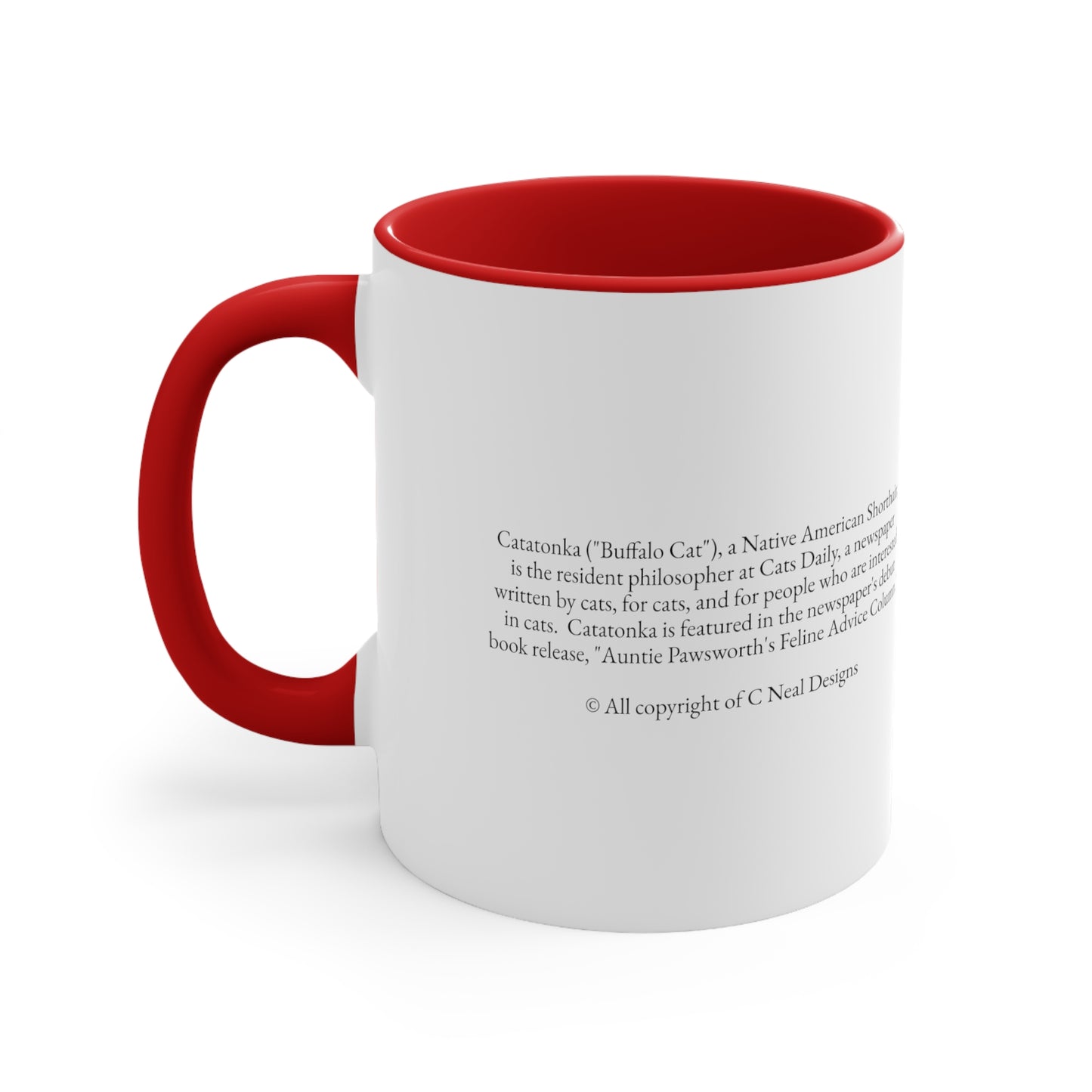 Catatonka Mouse Mug, Red 11oz