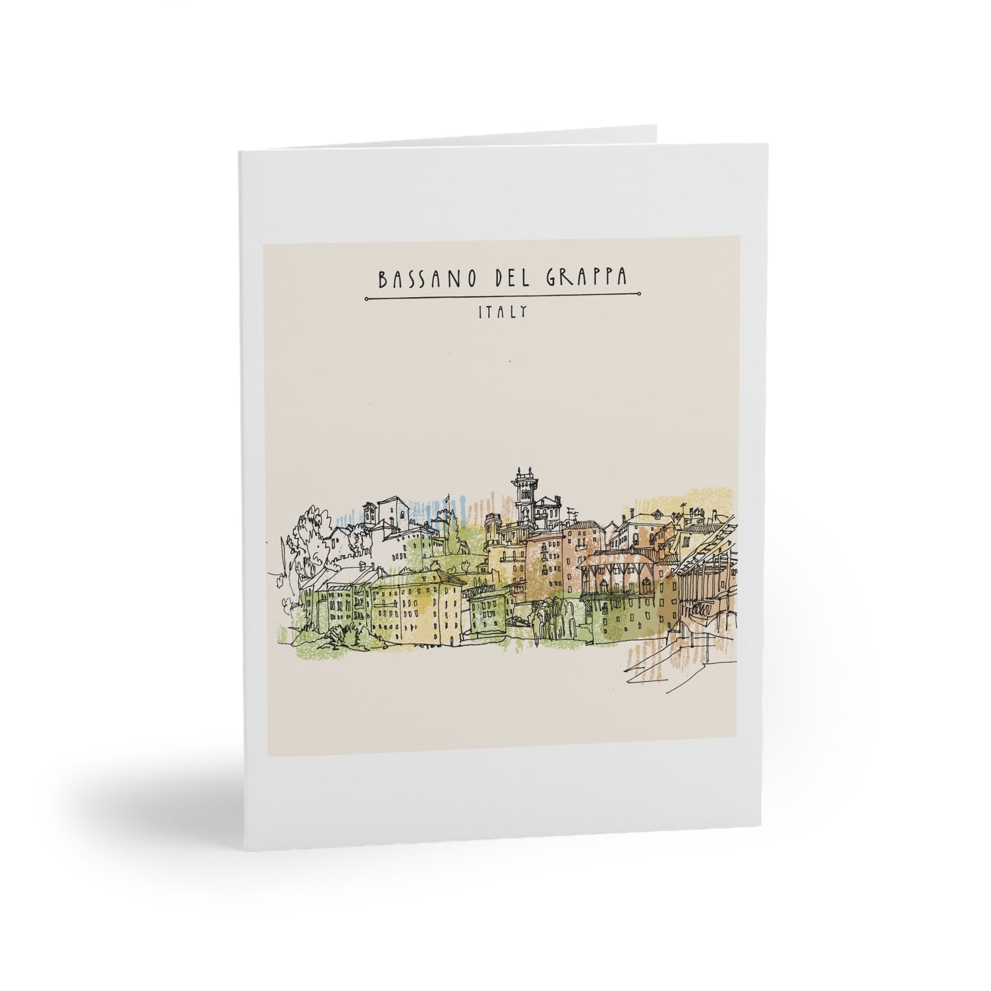 BASSANO DEL GRAPPA Greeting Cards (8, 16, and 24 pcs)