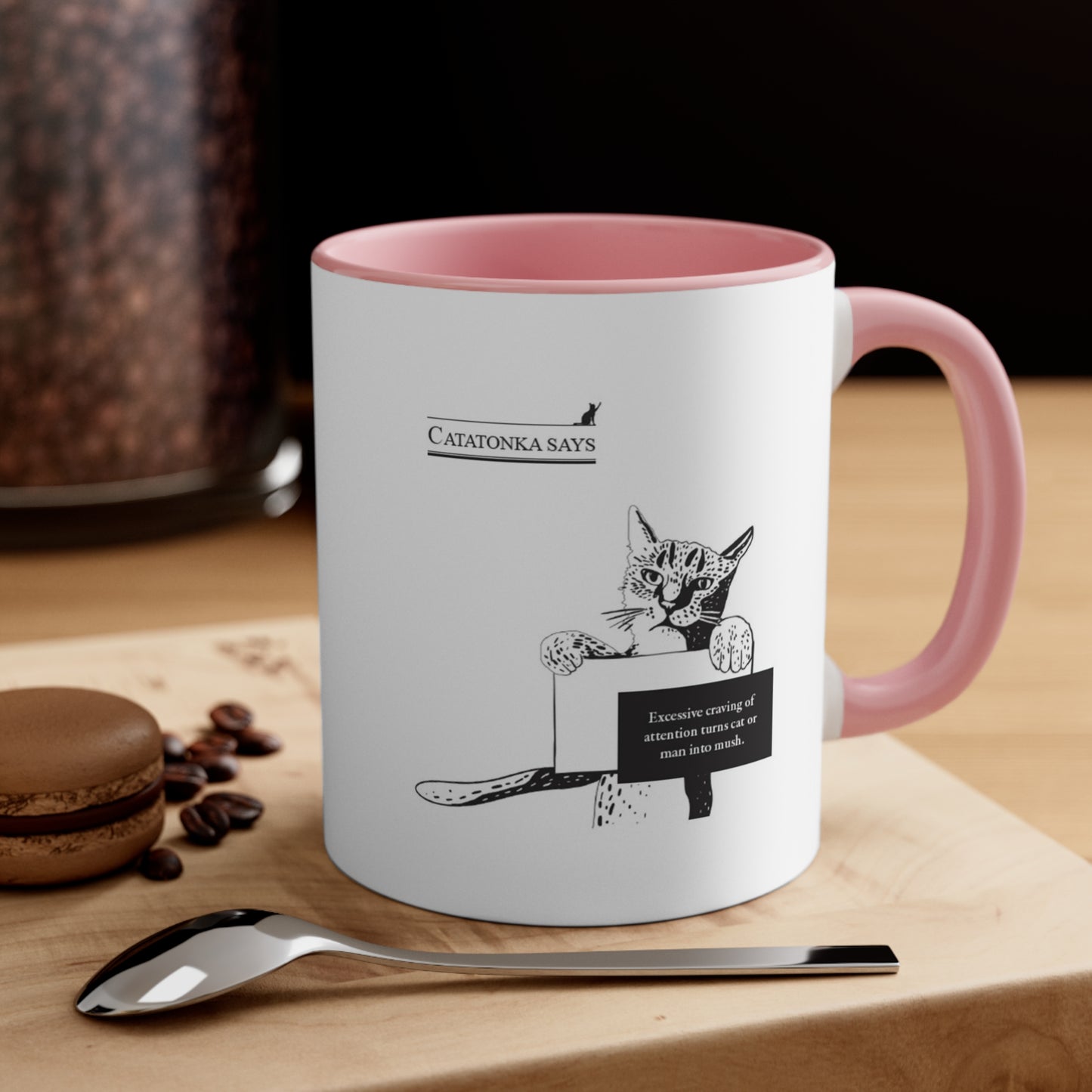 Catatonka Mush Mug, 11oz Pink