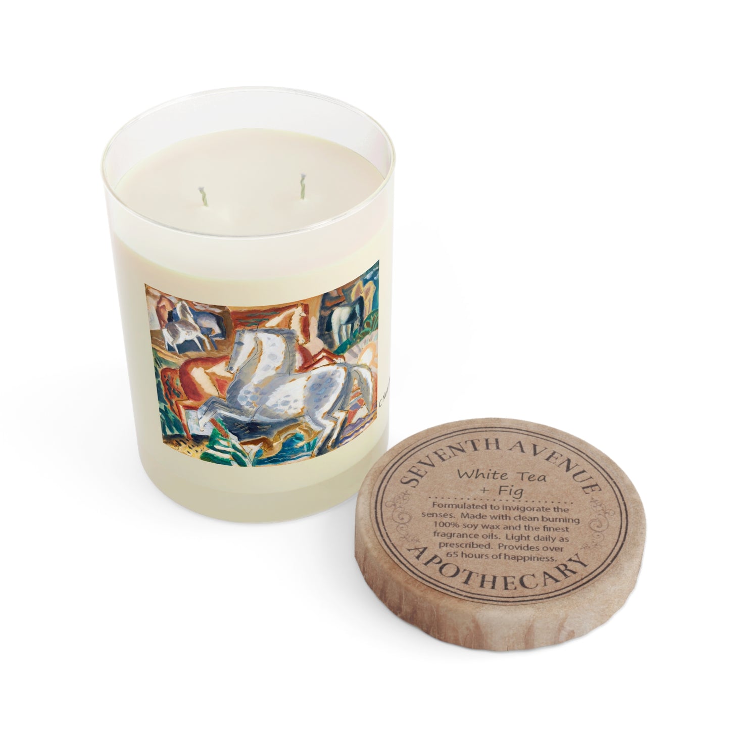 PRINCELY HORSES Scented Candle - Full Glass, 11oz