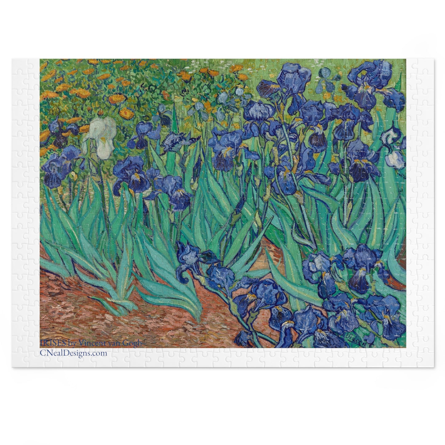 IRISES Vincent van Gogh Jigsaw Puzzle (30, 110, 252, 500,1000-Piece)