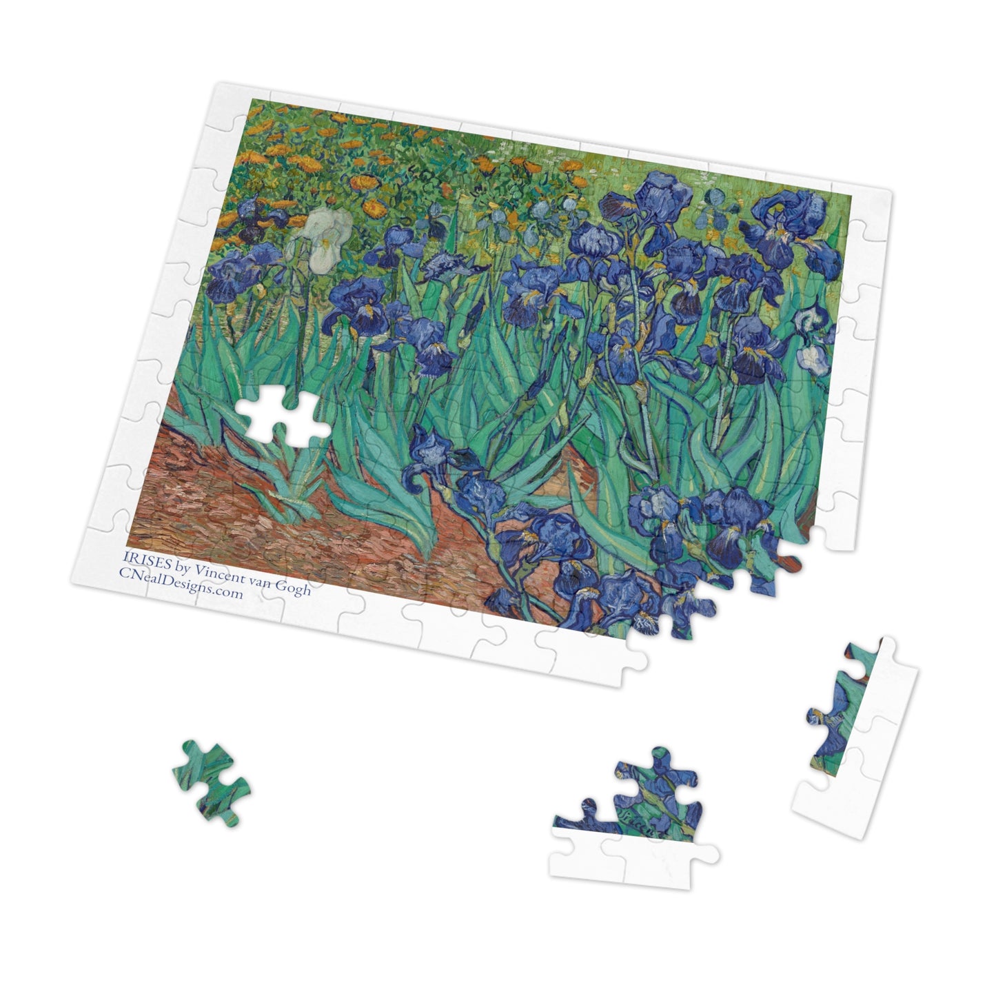 IRISES Vincent van Gogh Jigsaw Puzzle (30, 110, 252, 500,1000-Piece)