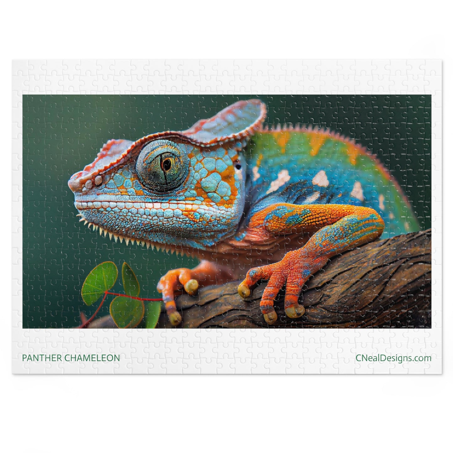 PANTHER CHAMELEON Jigsaw Puzzle (30, 110, 252, 500,1000-Piece)